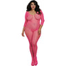 Dreamgirl - Womens Black Diamond Bodystocking