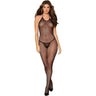 Dreamgirl - Womens Black Diamond Bodystocking