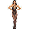 Dreamgirl - Womens Black Diamond Bodystocking