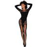 Dreamgirl - Womens Black Diamond Bodystocking