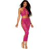 Dreamgirl - Womens Black Diamond Bralette And Long Skirt Bodystocking