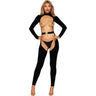 Dreamgirl - Womens Bodystocking And Belt Lingerie