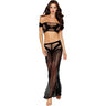 Dreamgirl - Womens Bralette And Maxi Skirt Lingerie