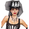 Dreamgirl - Womens Ms. Bones Hat Costume