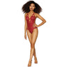 Dreamgirl - Womens Red Diamond Teddy Lingerie