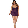 Dreamgirl - Womens Babydoll And G-String Lingerie