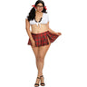 Dreamgirl - Womens Red Diamond Homeroom Hottie Bedroom Costume