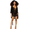 Dreamgirl - Womens Robe, Chemise And G-String Sleepwear Lingerie