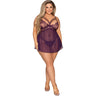 Dreamgirl - Womens Babydoll And Thong Lingerie