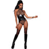 Dreamgirl - Womens Garter Teddy And Leash