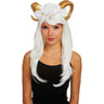 Dreamgirl - Womens Gilded Rams Horn Headpiece