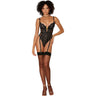 Dreamgirl - Womens Garter Teddy