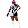Dreamgirl - Womens Parti Skeleton Costume