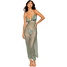 Dreamgirl - Womens Long Chemise And G-String