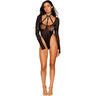 Dreamgirl - Womens Teddy And Harness Bra