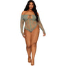 Dreamgirl - Womens Red Diamond Teddy Lingerie