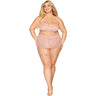Dreamgirl - Womens Bralette, Garter Skirt, And Choker Skirt Set