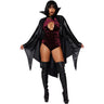Dreamgirl - Womens Vampire Poncho Cape Accessory
