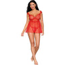Dreamgirl - Womens Babydoll And G-String