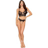 Dreamgirl - Womens Cropped Bustier And Thong