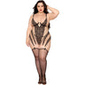 Dreamgirl - Womens Garter Slip And G-String