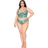 Dreamgirl - Womens Cropped Bustier And Thong