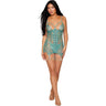 Dreamgirl - Womens Garter Slip And G-String