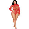 Dreamgirl - Womens Teddy And Harness
