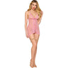 Dreamgirl - Womens Garter Slip And G-String