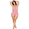 Dreamgirl - Womens Garter Slip And G-String