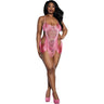 Dreamgirl - Womens Ombre Swagged Fringe Dress With Attached Bra And Panty