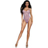Dreamgirl - Womens Ombre Glitter Mesh Strappy Bodysuit
