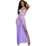 Dreamgirl - Womens Ombre Glitter Mesh Strappy Gown