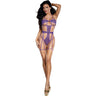 Dreamgirl - Womens Red Diamond Purple Folly Teddy