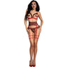 Dreamgirl - Womens Sweet Cherry 3-Piece Bra Set