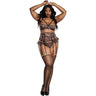 Dreamgirl - Womens Wild Cat Leopard Print 3-Piece Bra Set