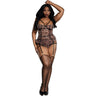 Dreamgirl - Womens Wild Cat Leopard Print Balconette Teddy