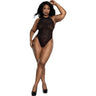 Dreamgirl - Womens Red Diamond Mocha Leopard Print Halter Neck Teddy