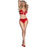 Dreamgirl - Womens Vinyl 2-Piece Bra And Panty Set