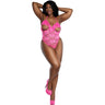 Dreamgirl - Womens Red Diamond Moneymaker Open-Cup Teddy