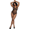 Dreamgirl - Womens Red Diamond Lace And Net Teddy