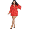 Dreamgirl - Womens Robe And Babydoll Set