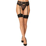 Dreamgirl - Womens Red Diamond Lace Garter Belt