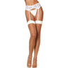 Dreamgirl - Womens Red Diamond Lace Garter Belt