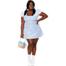 Dreamgirl - Womens Blue Gingham Dress Costume