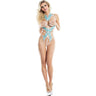 Dreamgirl - Womens Skies Of Blue Cage Teddy