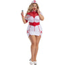 Dreamgirl - Womens Zip-Up Nurse Costume