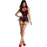 Dreamgirl - Womens Strappy Black Nurse Costume