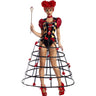 Dreamgirl - Womens Caged Heart Queen Costume