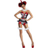 Dreamgirl - Womens Dark Harlequin Costume